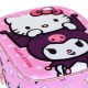 3D pink Sanrio Hello Kitty kids backpack with embossing