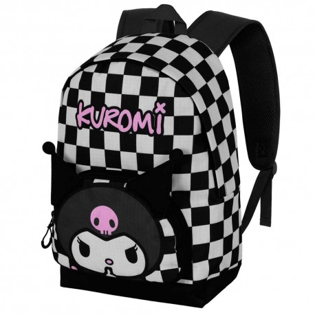 Mochila negra Sanrio Kuromi B y W HS FAN 2.2