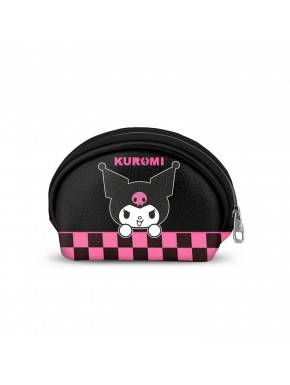 Sanrio Kuromi Chess Monedero Oval Casual, Multicolor