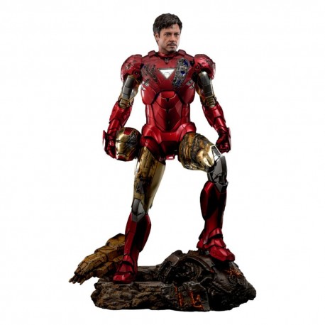 Figurine Iron Man Mark VI 1/4 Hot Toys éclairée