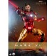 Figurine Iron Man Mark VI 1/4 Hot Toys éclairée
