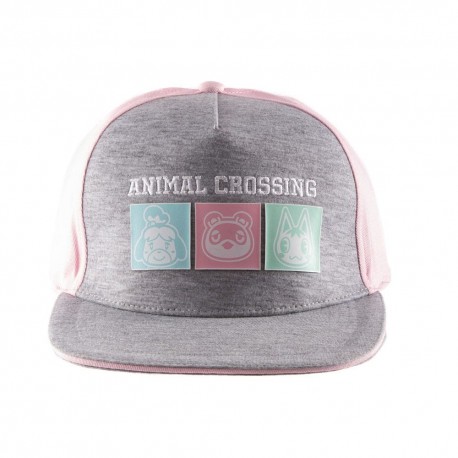 Animal Crossing Gorra Snapback Pastel Squares