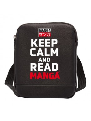 KEEP CALM AND READ - Messenger Bag Asian Art - Vinyl Small Size*