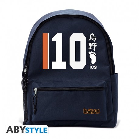 Sac à dos bleu Haikyu!! avec t-shirt de Hinata