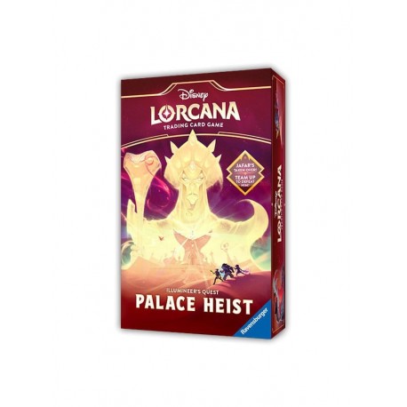 Box of Disney's Lorcana TCG Illumineer's Quest: Palace Heist.