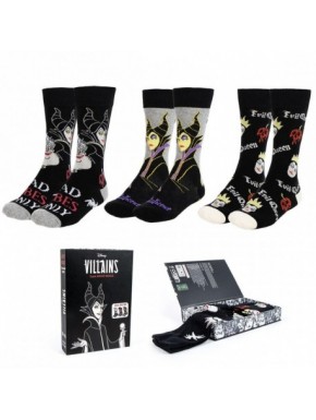 pack de calcetines Disney Villanas 3 piezas
