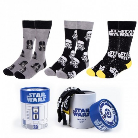 Pack de calcetines Star Wars multicolor en caja decorativa