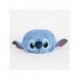 Serviette bleue pour cheveux avec design de Stitch