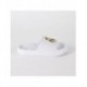 Claquettes Real Madrid blanches et marines avec blason