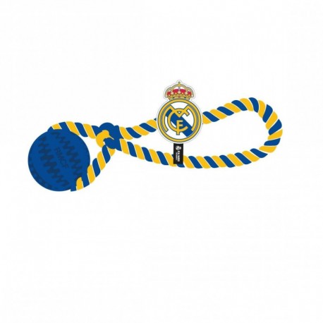 Juguete para perro cuerda azul Real Madrid