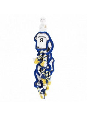 Jouet pour chien corde Real Madrid avec logo et couleurs de l'équipe
