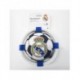 Real Madrid dog frisbee with rope, white, club crest