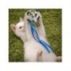Baguette jouet pour chats du Real Madrid en blanc et bleu