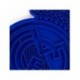 Comedouro azul de silicone com logo do Real Madrid