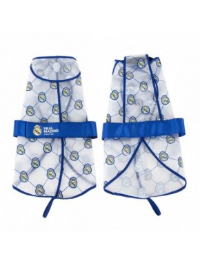 Impermeable ajustable para perro Real Madrid con escudo