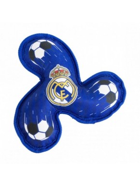 Juguete para perro Real Madrid azul con logo
