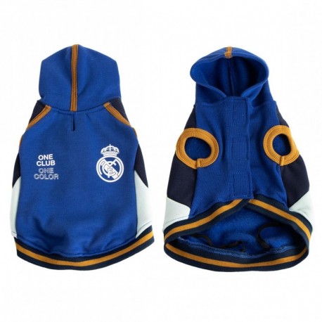 Sweat bleu pour chien Real Madrid
