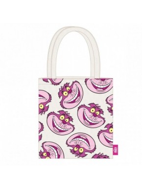 Sac en toile rose avec motif du Chat de Cheshire de Disney