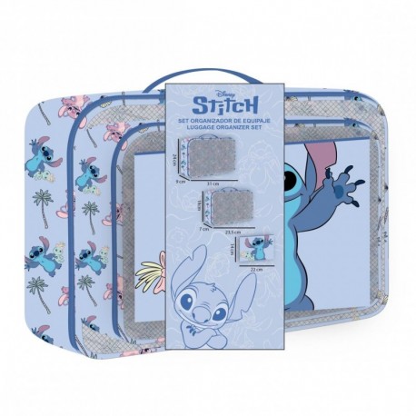 Blue Stitch Disney travel toiletry set