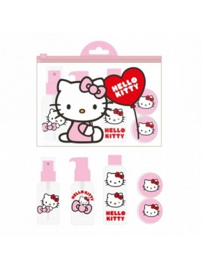 Set de cuidado personal de viaje Hello Kitty rosa 100% PVC