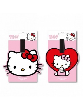 Etiqueta de bagagem de borracha Hello Kitty