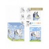 Conjunto de Papelaria para Colorir Bluey - Atividades Criativas