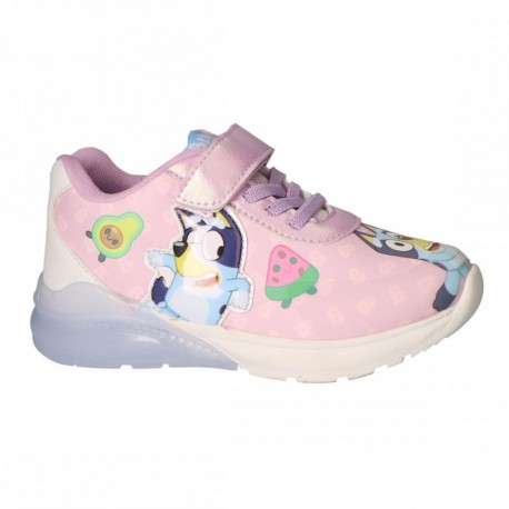 SPORTY SHOES TPR SOLE WITH LIGHTS BLUEY