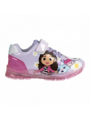 Baskets lilas Gabby's Dollhouse lumineuses pour filles