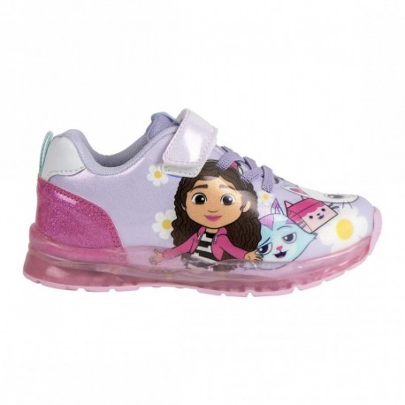 Deportiva lilas Gabby's Dollhouse con luces para niñas