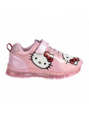 zapatillas deportivas rosas Hello Kitty con luces