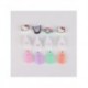 Set de subrayadores multicolor Hello Kitty con bolsa de lentejuelas.