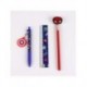 Ensemble de papeterie Avengers multicolore avec porte-crayon
