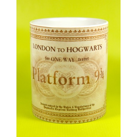 Taza Harry Potter ticket