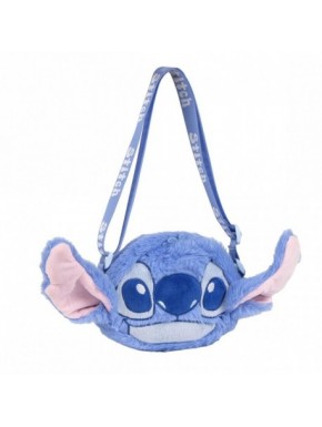 Sac en peluche bleu Stitch avec grandes oreilles