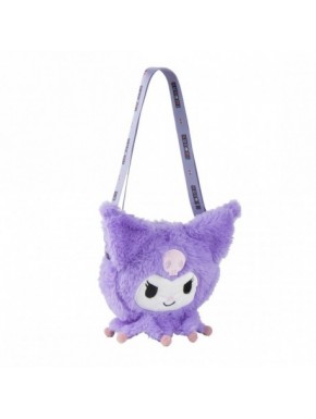 Bolso peluche Kuromi morado Hello Kitty