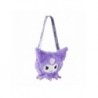 Bolsa Pelúcia Hello Kitty Kuromi 100% Poliéster Roxa