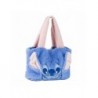 Bolsa de Compras de Pelúcia Stitch Azul em Poliéster