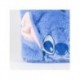 Blue Stitch plush bag with pink handles