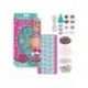 Set de bracelet DIY multicolore LOL Surprise avec perles et accessoires.