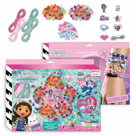 Set de Belleza DIY Pulseras Gabby's Dollhouse Multicolor
