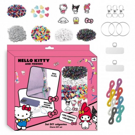 Conjunto de Beleza DIY com Clip de Bolsa Hello Kitty