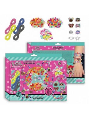 Set de belleza DIY con cuentas y hilos multicolores LOL