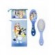 Bluey toiletry bag with brush and towel