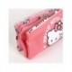 Trousse rose Hello Kitty 3 compartiments