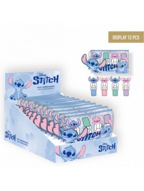 Pack de surligneurs multicolores Stitch dans un sac transparent