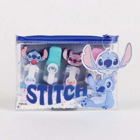 Pack de subrayadores multicolor de Stitch en bolsa transparente