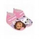 zapatillas de casa Gabby's Dollhouse rosas con personajes