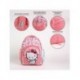 Mochila escolar mediana de Hello Kitty rosa 42 cm