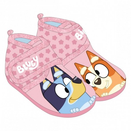 Zapatillas de casa Bluey para niños en rosa