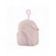 Monedero de peluche rosa Hello Kitty con gancho rosado